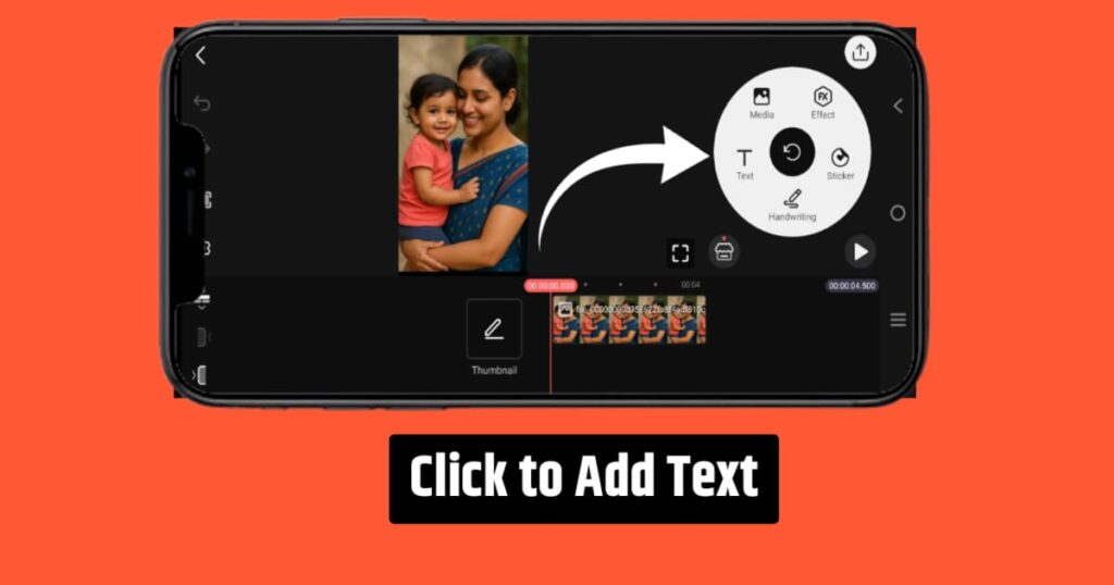 how to add text in video in kinemaster