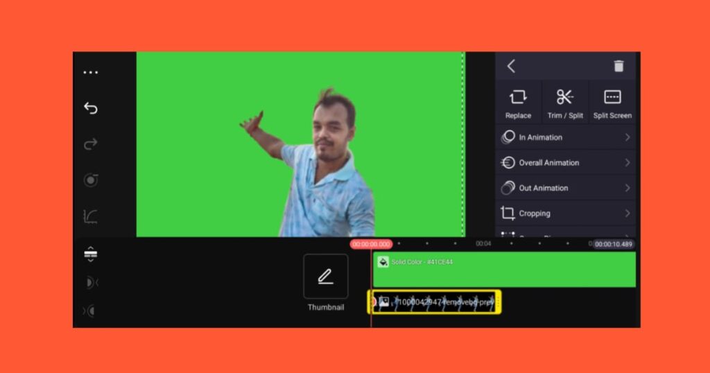 kinemaster chroma key not showing