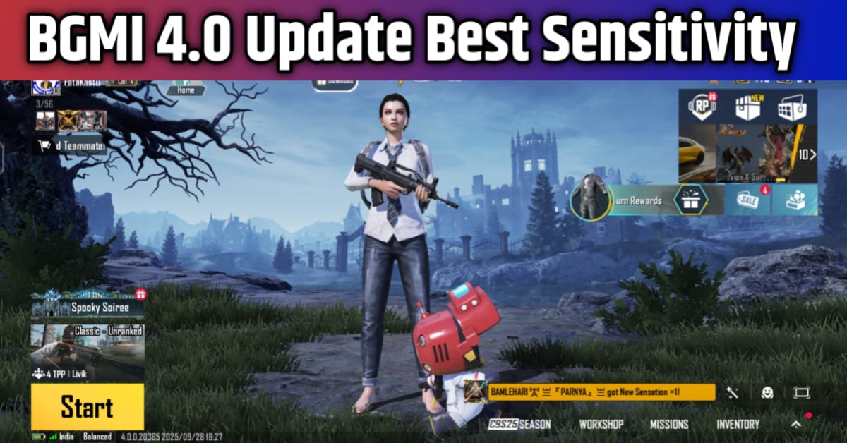 special sensitivity setting for BGMI
